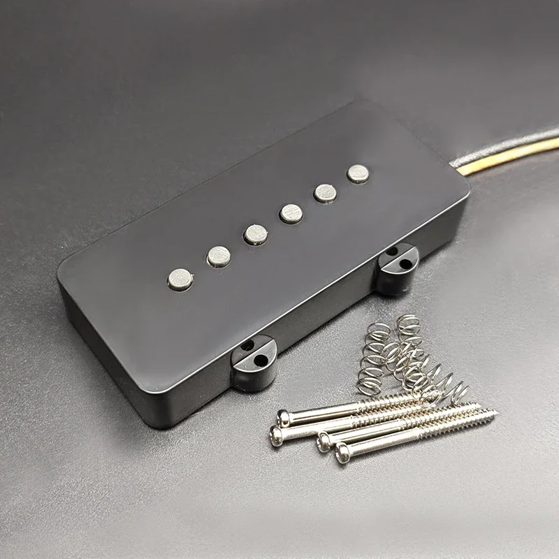 Alnico 5 Vintage Single Coil Jazz-Master Pickups JM Pickup 6 String Electric Gutiar Pickup N-8.1K B-8.8K Black