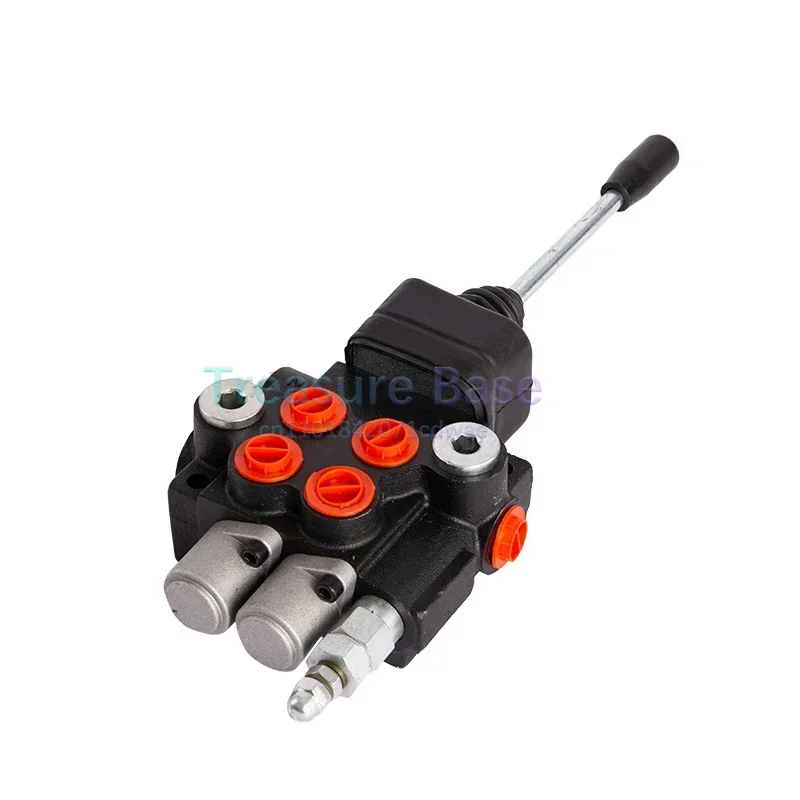 

P40 одноуправление, два интегрированных ручных многоходовых направляющих клапана, экскаватор, санитарный грузовик