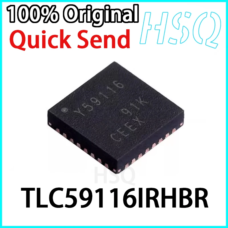 1PCS New TLC59116IRHBR Silk Screen Y59116 Packaged QFN-3 Driver IC Chip