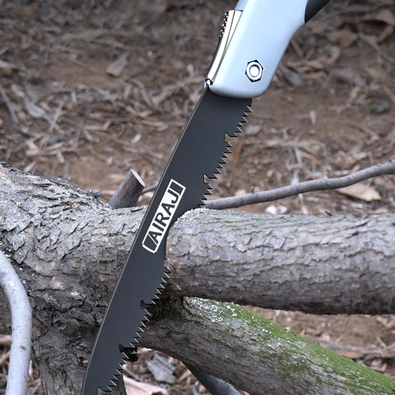 AIRAJ Klappbare Säge, Holzbearbeitungs-Klapp-Flachsäge, Multifunktionale Holzschneidesäge, Scharfe Camping- und Gartensäge, Baumsäge, Handwerkzeug – Detail 9