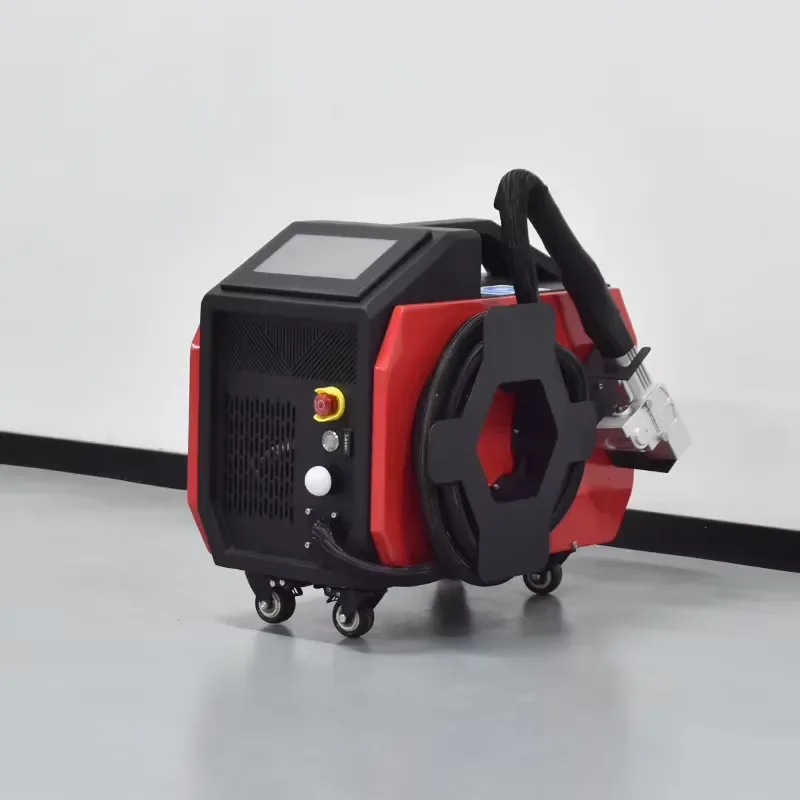 High Energy Continous 1000W 1500W Fiber Cleaning Machine for Aluminum Profile Cleaning Automotive Parts Cleaning