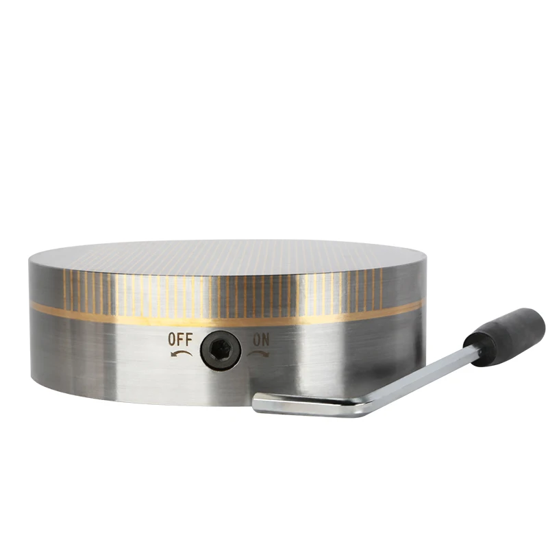 Mandrin magnétique permanent rond pour rectifieuse