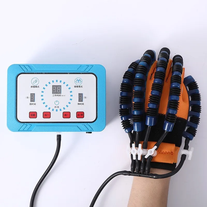 

Old man rehabilitation training glove hand finger grip strength l stroke hemiplegia training auxiliary equipment can training