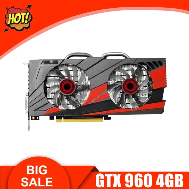 ASUS Graphic Card GTX 960 2GB 4GB 128Bit GDDR5 Video Cards GTX960 GPU AliExpress
