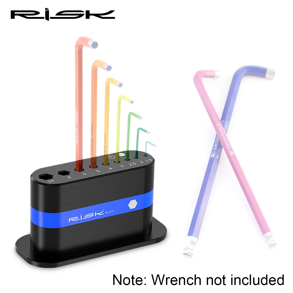 

Ящик для инструментов для горного и шоссейного велосипеда RISK, шестигранный гаечный ключ, настольная стойка для хранения, подходит для PB 210/212, Радужный инструмент