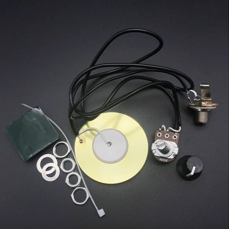 

Сверхсильный звуковой зуммер, звукосниматель 50 мм, простая регулировка тона, выходный порт 6,35, звукосниматель для народной классической гитары