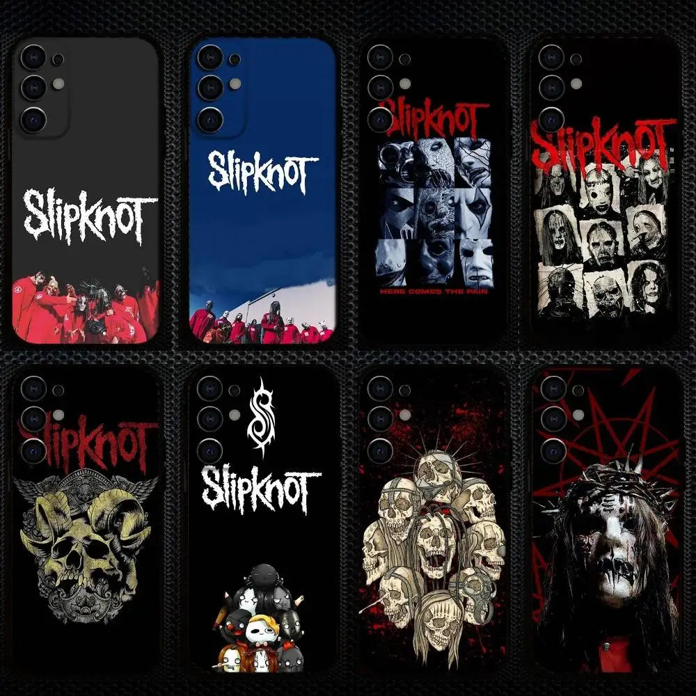 

Band Cool-S-SlipknotS-S Phone Case For Samsung S25,S24,S23,S22,S21,S20,Plus,Fe,Lite,Others Black Cover