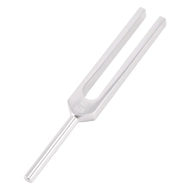 Diapasão 528hz sintonizador com conjunto de martelo para cura sistema nervoso alívio do estresse cuidados de saúde terapia de som cura chakra