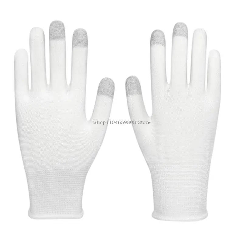 Breathable Conductive Fiber Touch Display Gloves For Rhythm Game Outdoor Ready Nylon Fabric Fit All Ergonomic Design 2x