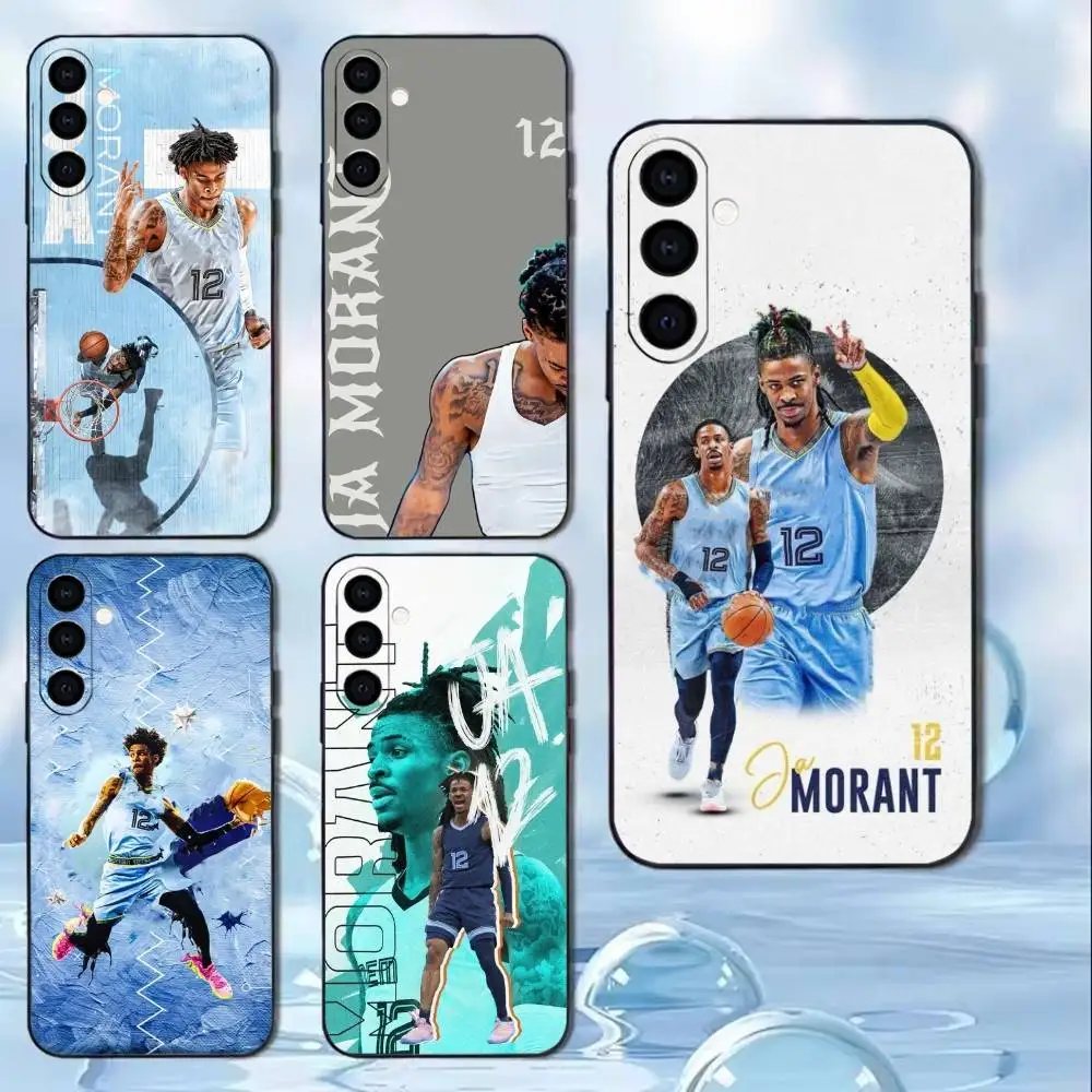 

Basketball J-Ja Morant 12 Phone Case For Samsung GalaxyA13,21s,22,31,32,52,53,71,72,73,Soft Black Cover