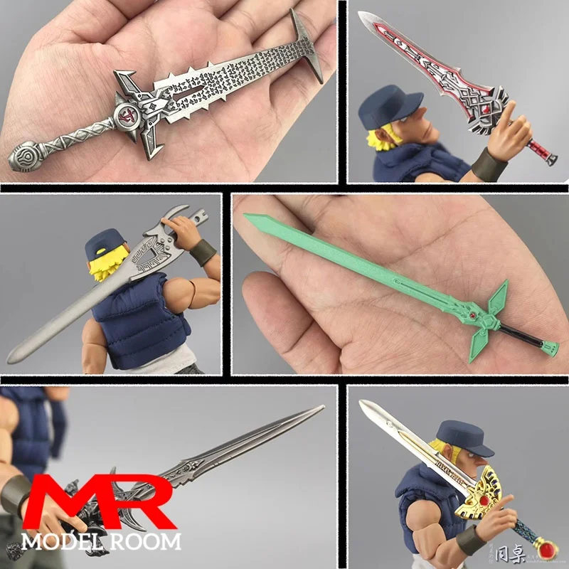 

1/12 Scale Soldier Sword Sabre Model Toy Scene Accessories Props Fit 6'' Male Female Action Figure Body Dolls