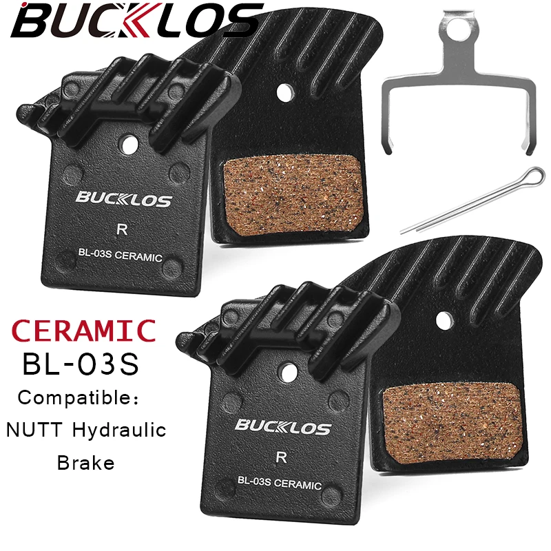 

BUCKLOS Bike Hydraulic Brake Pads Ceramic Bicycle Disc Brake Pad Road MTB Brakes Pads For Shimano Sram Avid NUTT Brakes