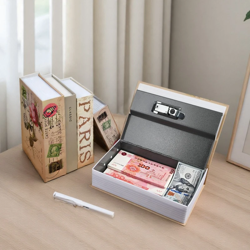 Decorative Password Lock Book Shaped Safe - Secret Storage Room, Safe Storage Box, Perfect for Birthday and Christmas Gifts