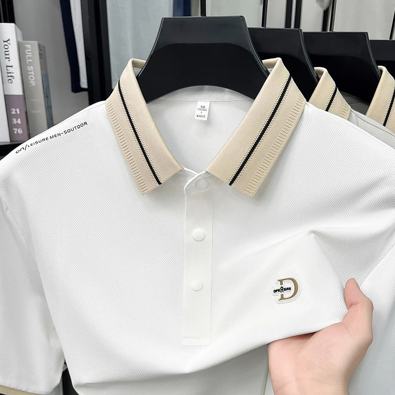 

Мужская модная повседневная футболка с круглым вырезом и коротким рукавом, тренд лета 2026 года