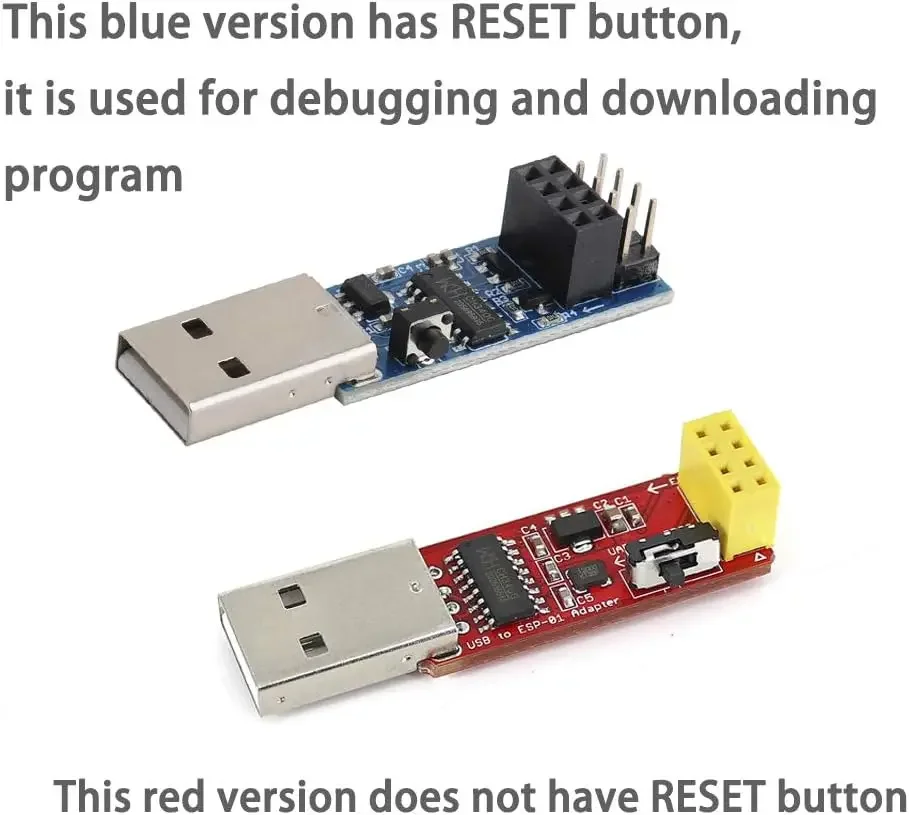 USB إلى ESP8266 اندلاع CH340C ESP-01 ESP-01S Prog WiFi مبرمج تنزيل محول مع إعادة تعيين دائرة التنزيل التلقائي #4