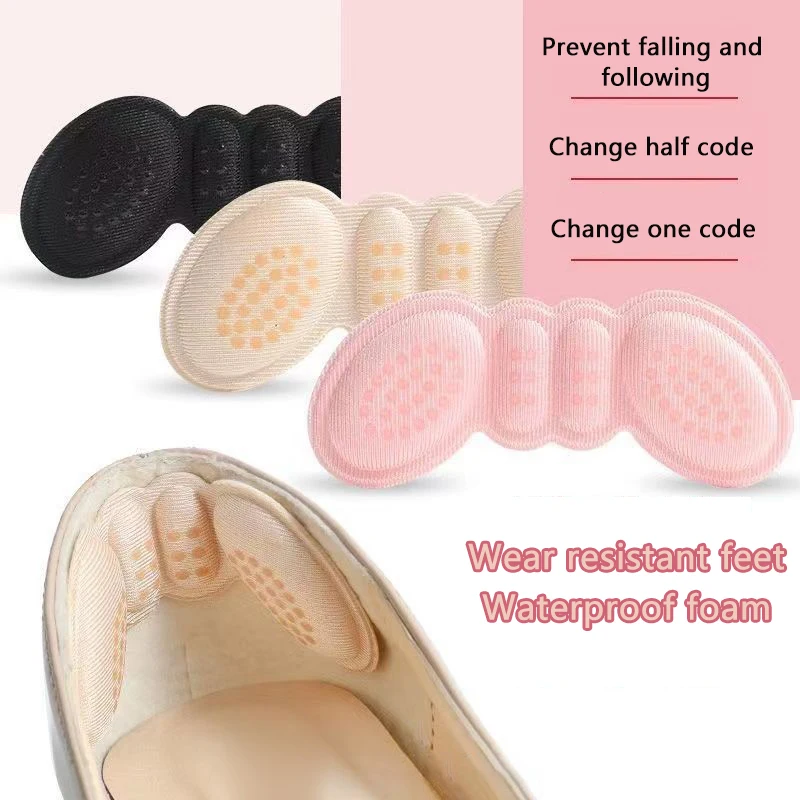 1 para wkładek na wysokim obcasie podkładki dostosuj rozmiar odporne na zużycie wkładki samoprzylepne ulga w bólu pielęgnacja stóp poduszka do butów