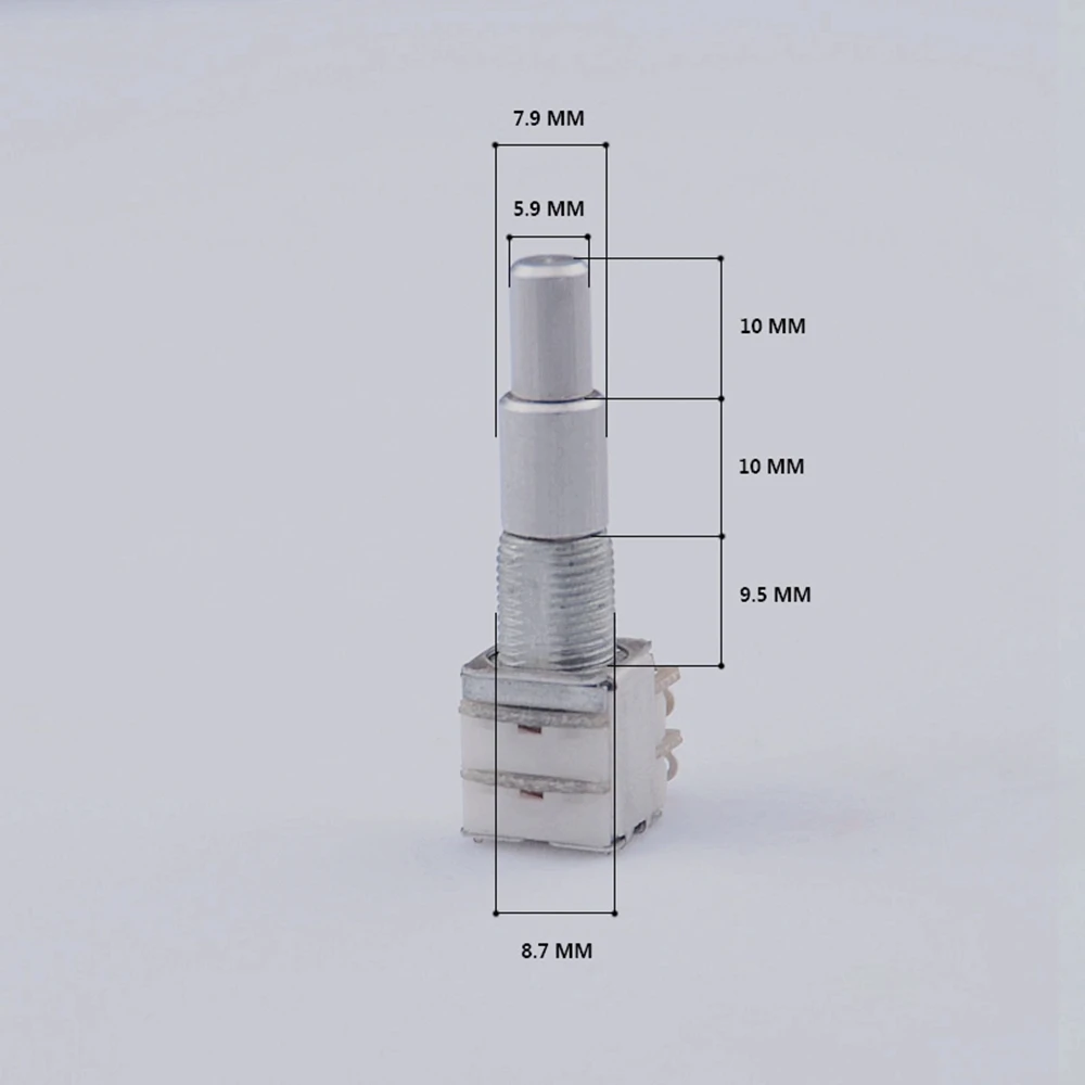 1 Piece Guitar Bass Stacked Dual Concentric Potentiometer(POT) With Center Detent Guitarr Accessories