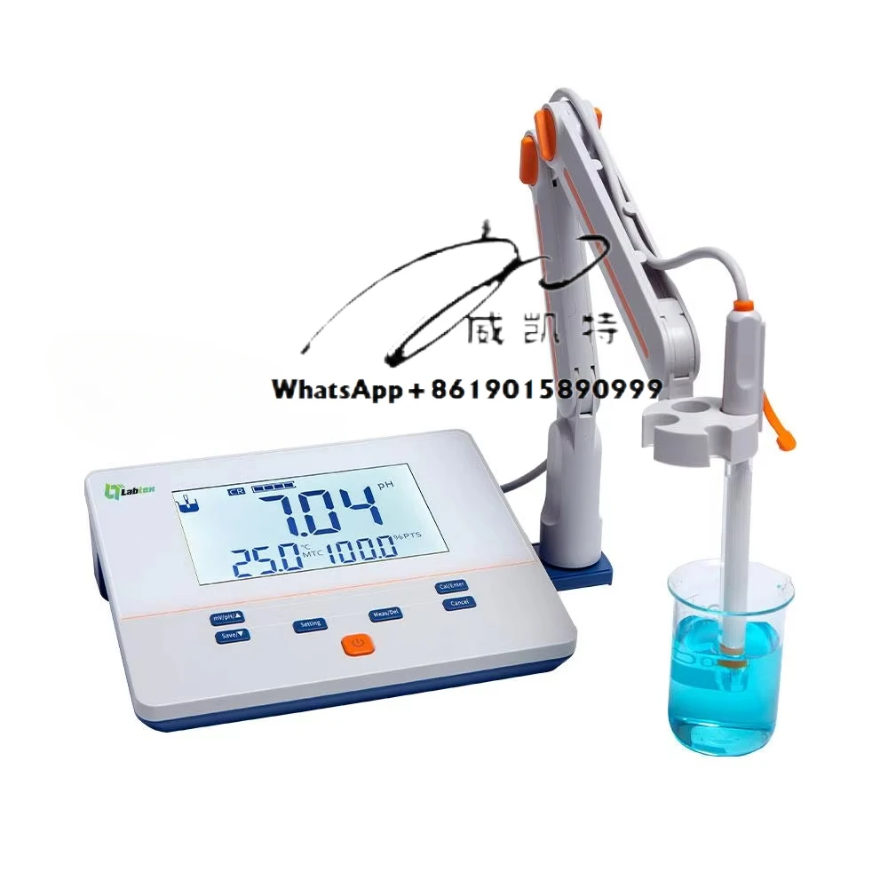 LABTEX PH200EM Digital Benchtop PH Measure Meter ECO Model Durable 3 Points Digital ph Meter Lab Waterproof Touch Screen