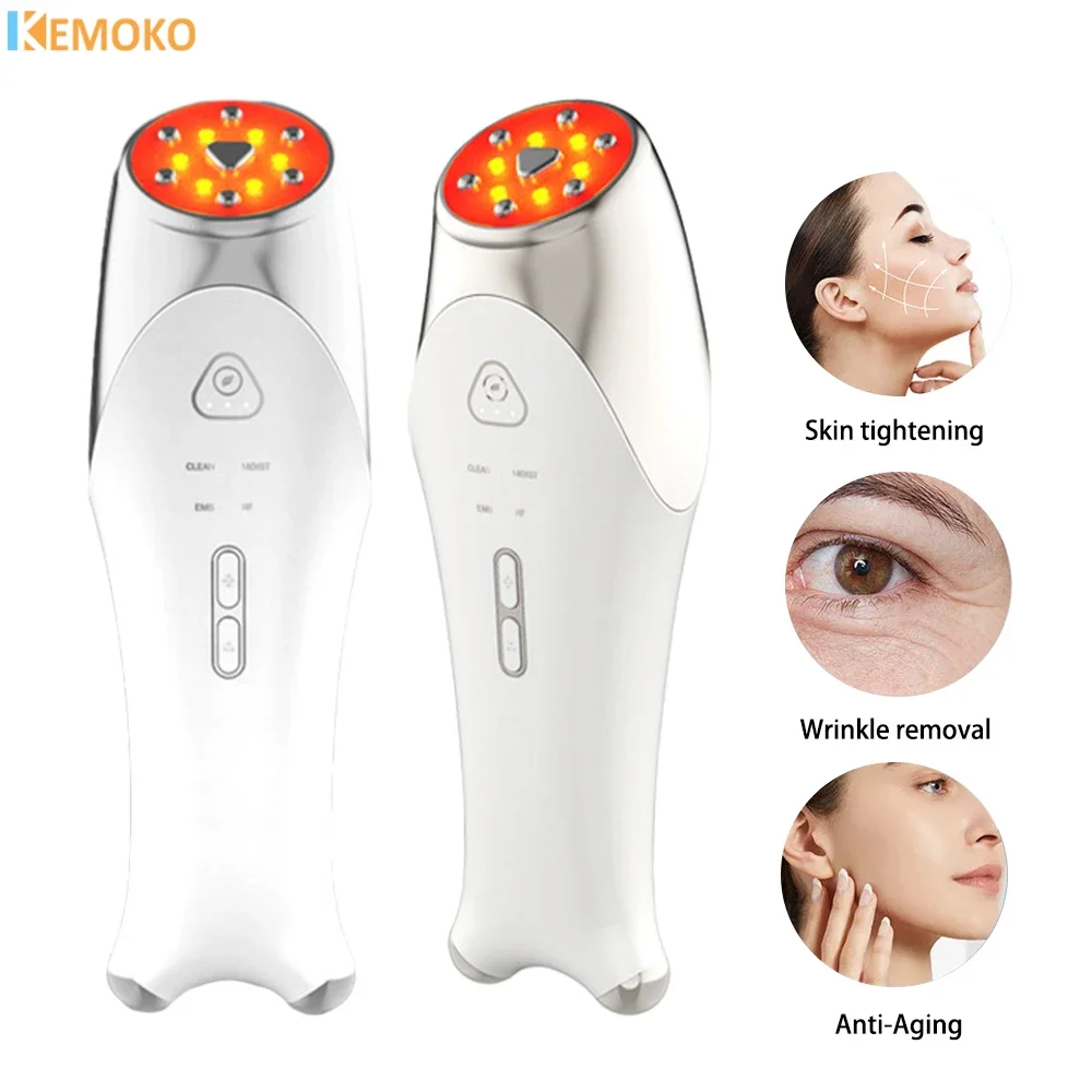 

New Face Lifting Ultrasound Lifting Face Radio Frequency Skin Electric Current Tightening EMS Microcurrents Skin Rejuvenation