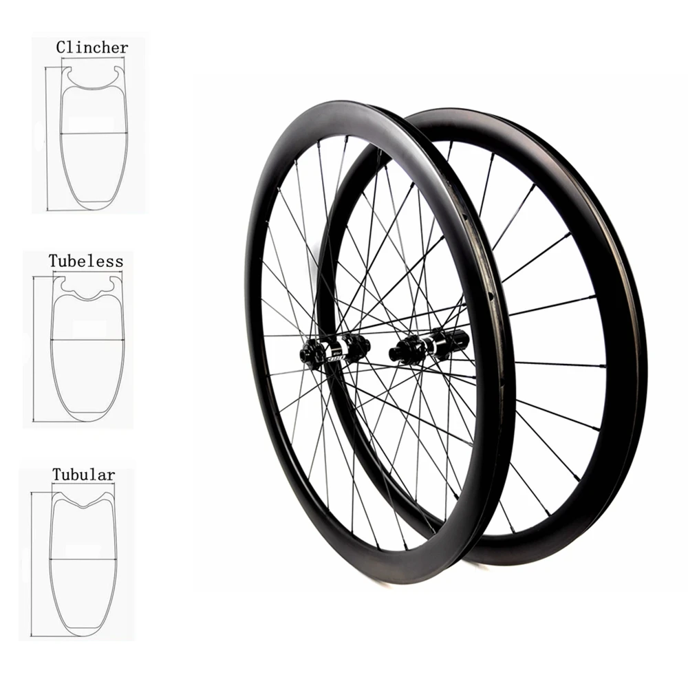 Bikedoc 700c DT350S Chinese Rodas Carbono Bike Carbon Clincher Bicycle Road Disc Wheel