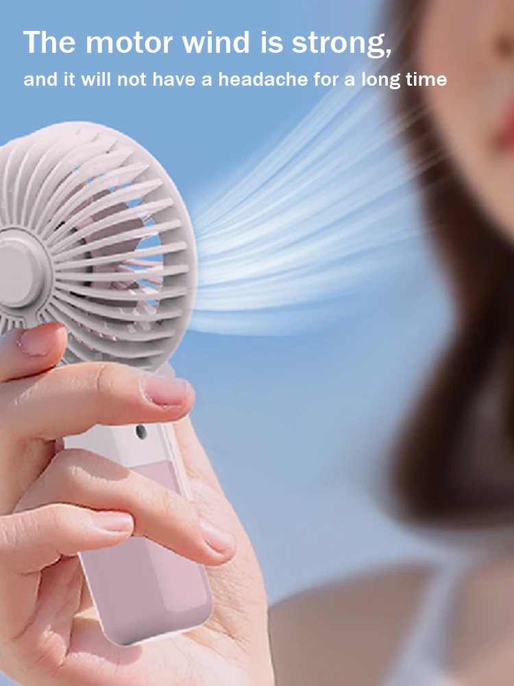 Zomer Verkoop Draagbare Mini Fan Usb Oplaadbare Mini Ventilator Luchtkoeler Hand Gehouden Elektrische Kleine Handheld Mini Ventilateur