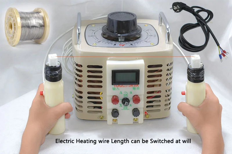 Foam Cutting Machine Handheld Electric Hot wire Heating Cutting for Sponge Sofa Woven bag Cotton Cutter 220V voltage regulator