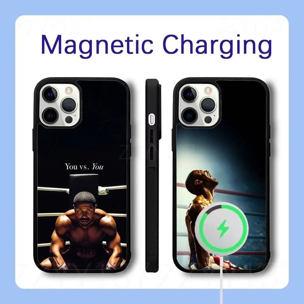 

C-Creed Movie Boxing Phone Case For iPhone 17,16,15,14,13,12,11,Pro,Max,Plus,Air,Mini,SE Magsafe Magnetic Wireless Charging