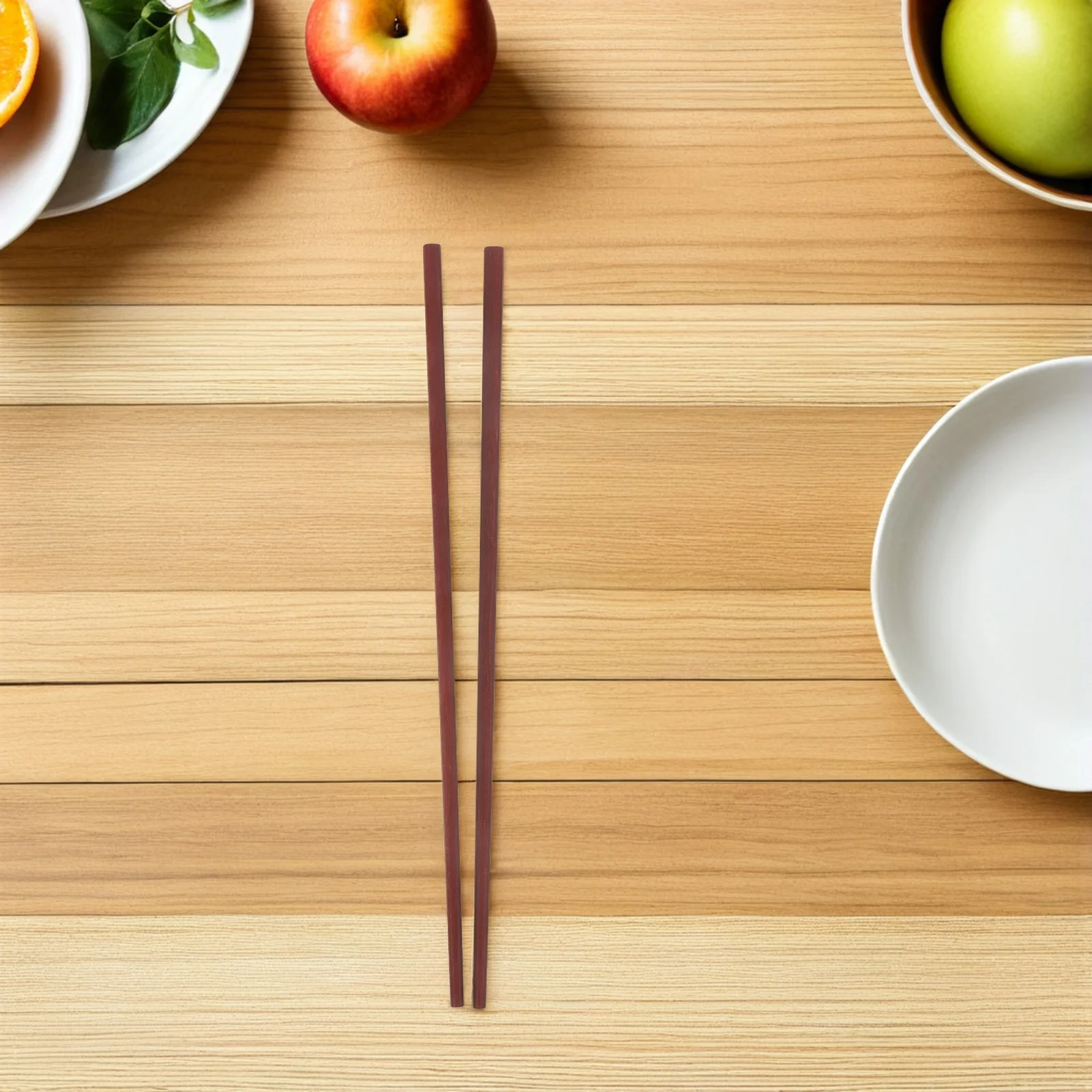 

20Pairs 30Cm Extra Long Wooden Chopsticks for Frying Hot Pot Noodles Reusable Heat Resistant Natural Wood Comfortable Grip
