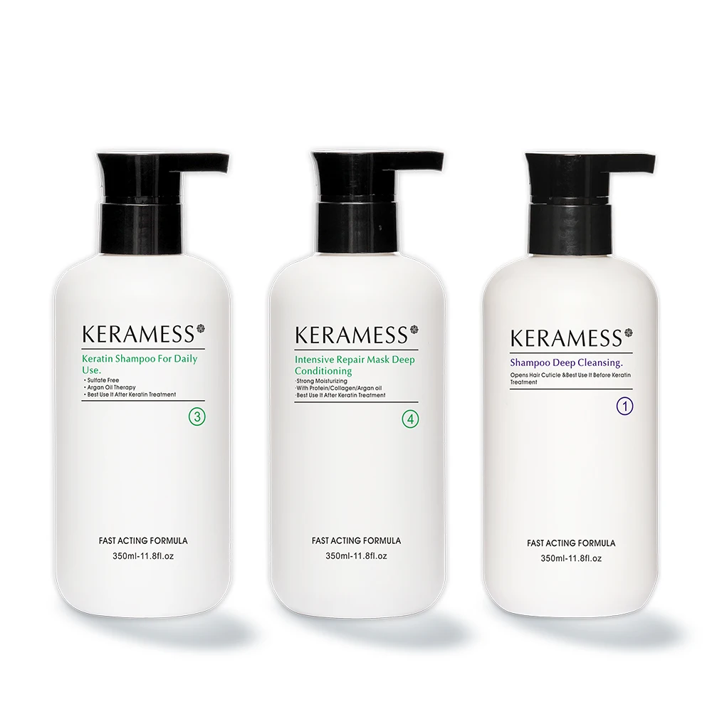 KeraMess-champú y acondicionador para tratamiento de queratina, sin sulfatos, para reparación del cabello, alisado, hidratante, venta al por mayor, envío directo