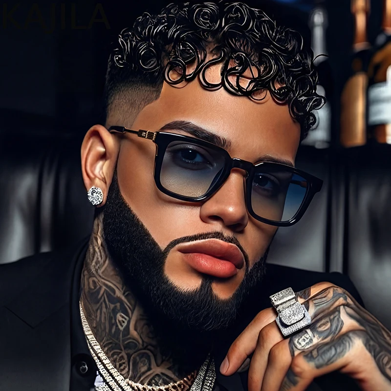 

Polarized Retro Square Steampunk Sunglasses Men 2026 Luxury Brand Classic Driving Punk Sun Glasses For Male Travelling Shades