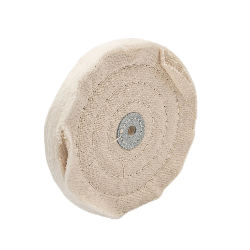 Polishing Pad for Metal Finishing 125mm Cloth Wheel with Spiral Construction for Consistent Performance on Hard Materials