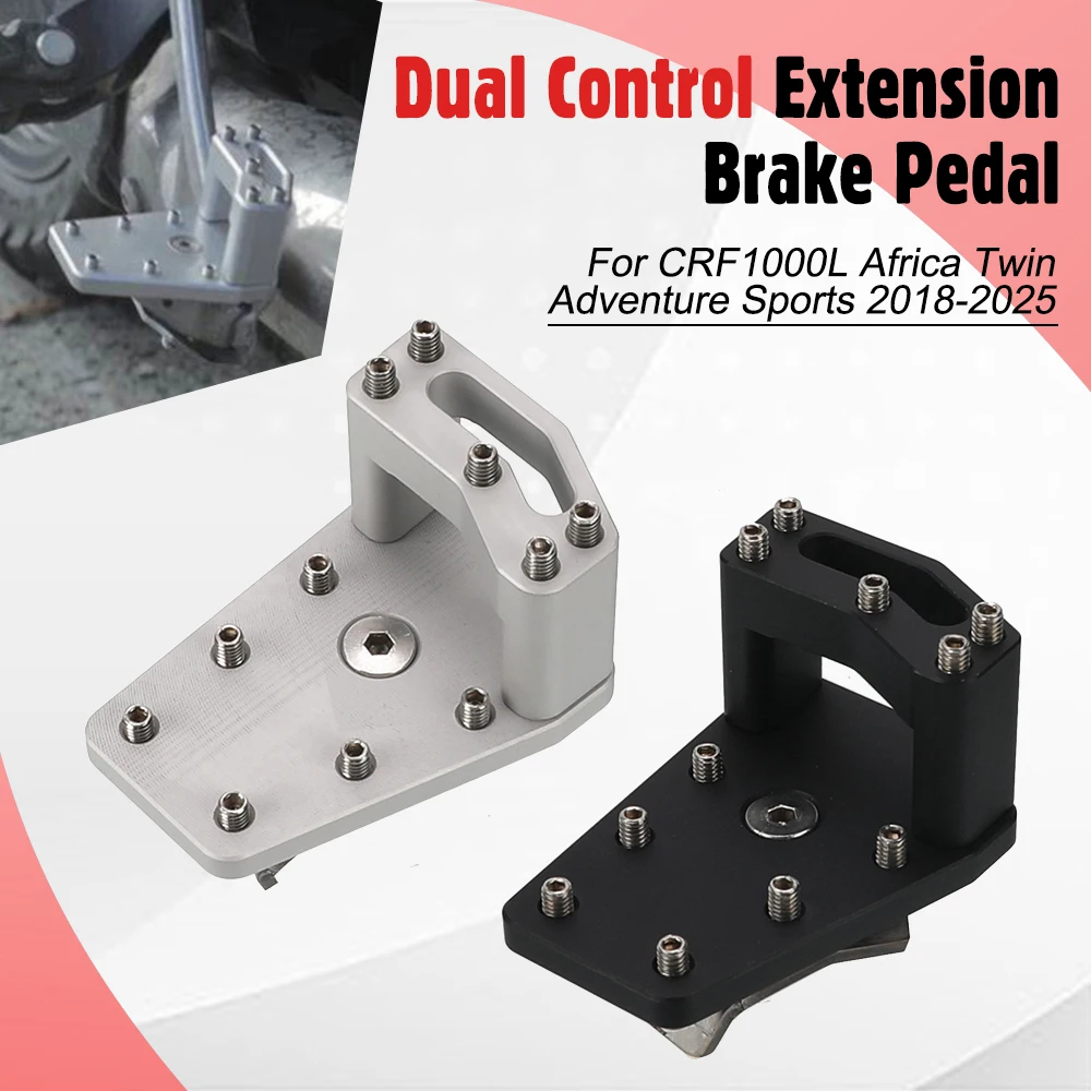 

Rear DualControl Brake Lever Pedal Step Tip Extension For Honda CRF1000L Africa Twin Adventure Sports 2018-2022-2023-2024 2025