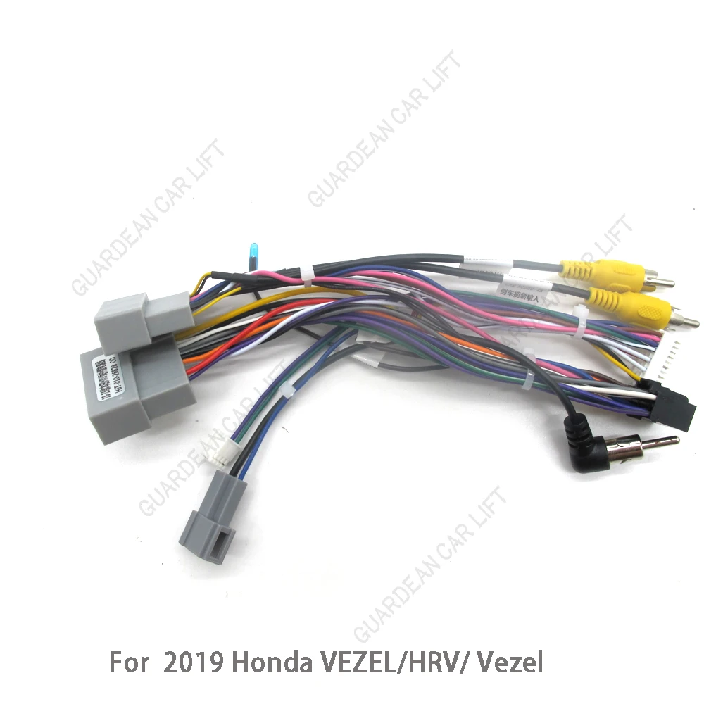 16Pin Car Radio Wiring Harness Adapter With CANBUS Decoder For 2019 Honda VEZEL/ HRV 2DIN Head Unit Stereo Plug Android naviga #3