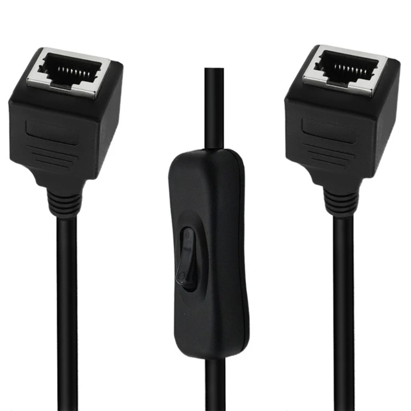 Đầu nối RJ45 Nam đến Nữ CAT6e RJ45 Bản vá mở rộng Dây nối dài cáp