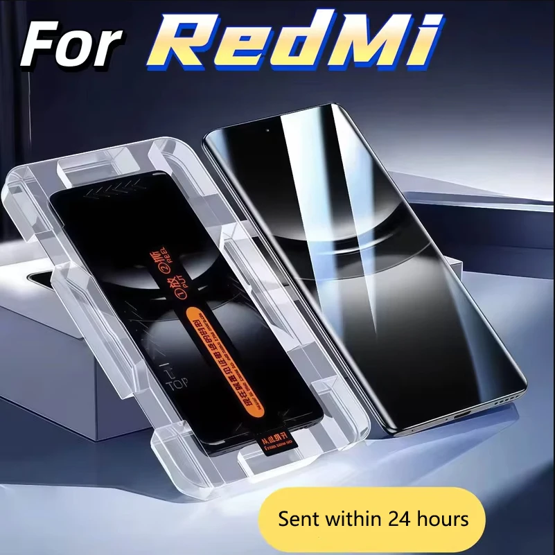 

Защитное стекло Anti Spy Peep Privacy для Redmi Note 15 13 14 Pro Plus, защитная пленка для экрана Note 14 15 Pro + с легким автоматическим установщиком
