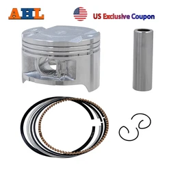 AHL Motorcycle Cylinder Bore Size STD +25 +50 70mm~70.5mm Piston & Piston Ring Kit For HONDA AX-1 AX1 250 NX250 XL250 KW3