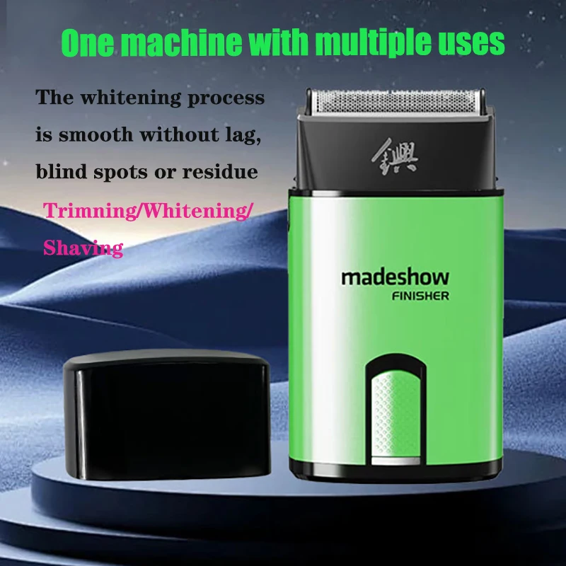 

Green M7 Whitening Professional Electric Shaver Balding Hair Removal Tool Hairdresser's Specialized White-Hair Trimmer