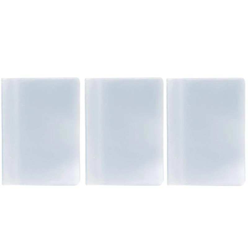 R1we Plastic PVC Clear Beutel Name -Kreditkartenhalter für den Fall Keeper