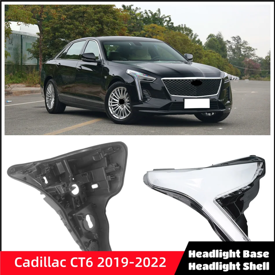 For Cadillac CT6 2019 2020 2021 2022 Car Replacement Parts Base Head Lamp Shell Headlight Plug Front Headlight Shell