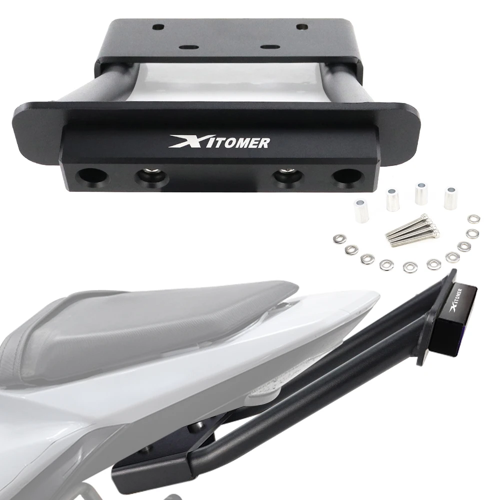 

For Suzuki GSR750 GSR 750 2011 2012 2013 2014 2015 2016 Motorcycle Scrape Bar Tail Bar With Subcage Rear Rack Stunt Protection