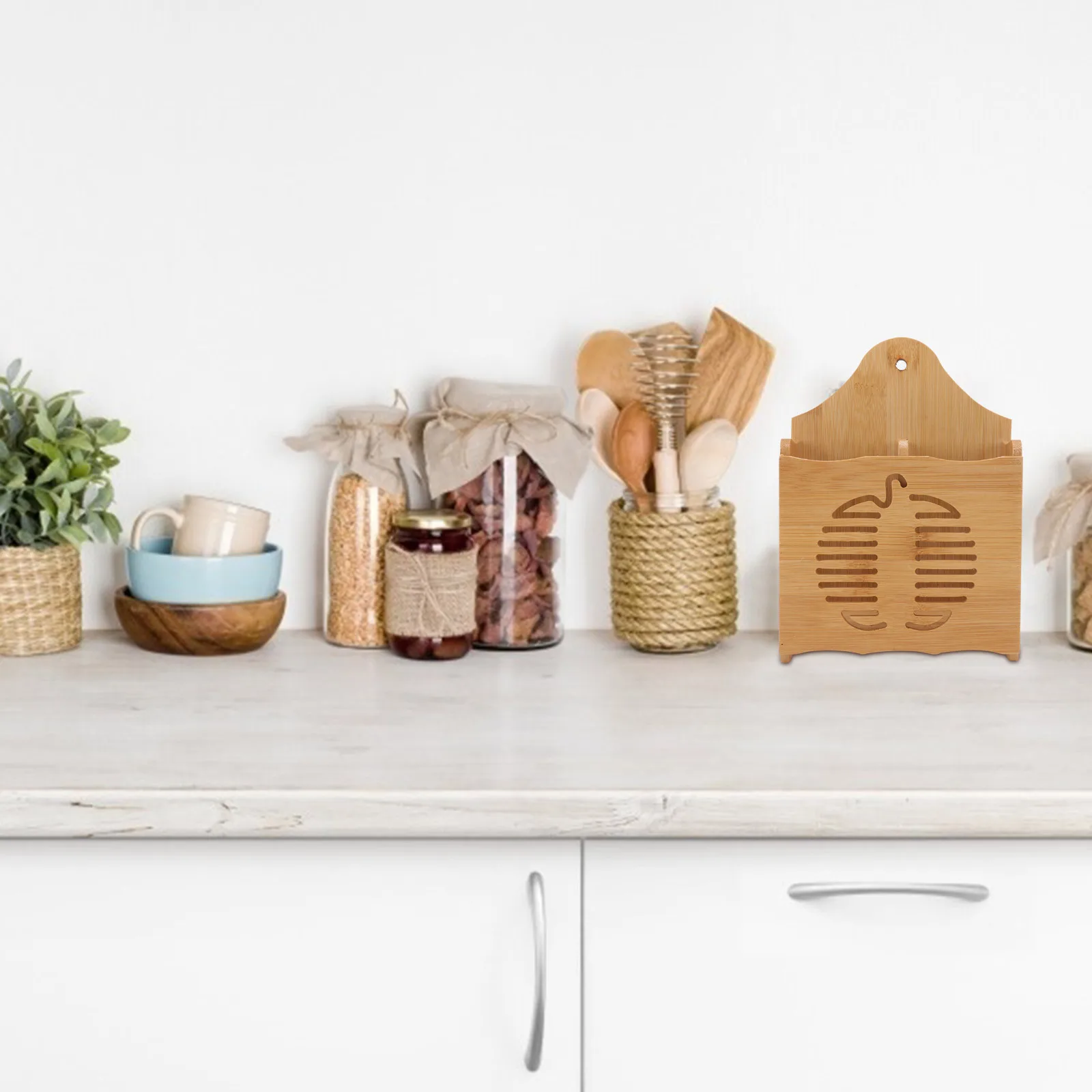 

Bamboo Chopsticks Organizer Kitchen Supplies Utensil Holder Practical Porous Drain Ventilation Easy Access