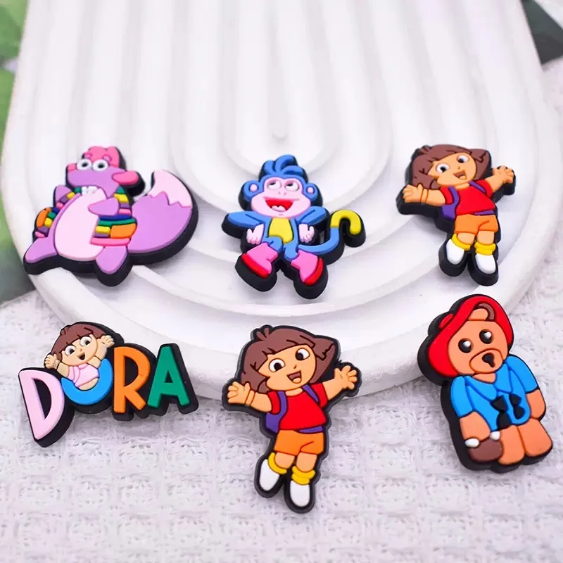 16 Stück Cartoon-Schuhanhänger für Bubble Slides, Clogs, Sandalen, PVC-Schuhdekorationen, Zubehör, Schnallen für Weihnachts- und Geburtstagsgeschenke – Detail 3