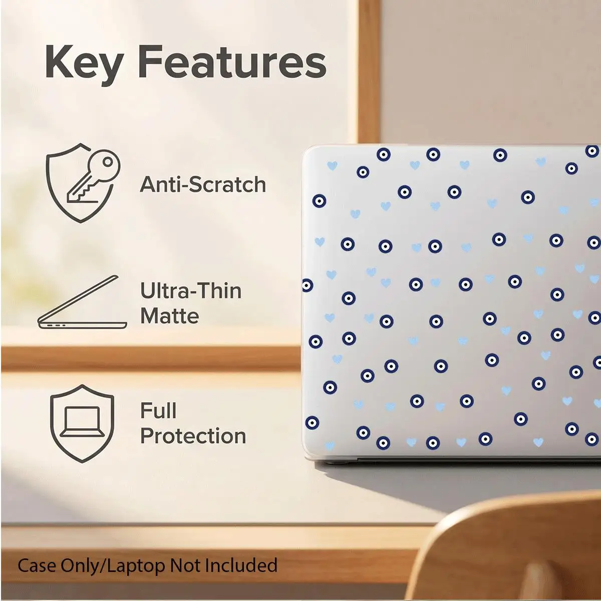 Case for MacBook,compatible with 13 Neo/13.3 Air/13.3 Pro/13.6Air/14.2 Pro/15Air/16.426Pro