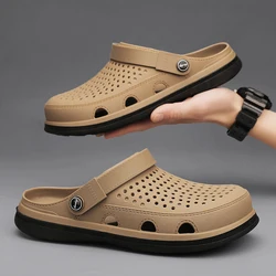 2023 New Men's Casual Outdoor Slippers Convenient Dual-use Fashion Breathable Men's High-end Anti-slip Sandals 39-45