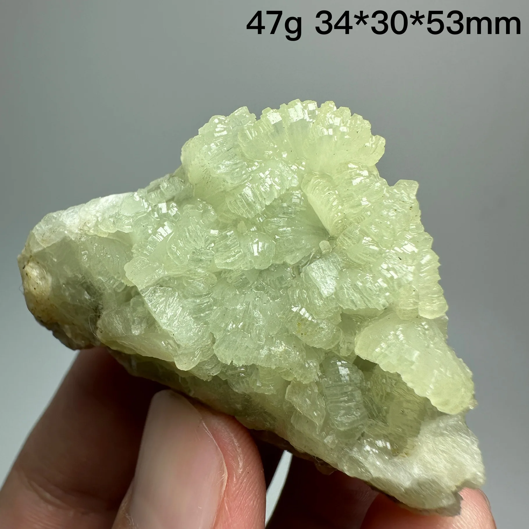Natural Prehnite Mineral Specimens + healing quartz crystals and stones rock gemstone