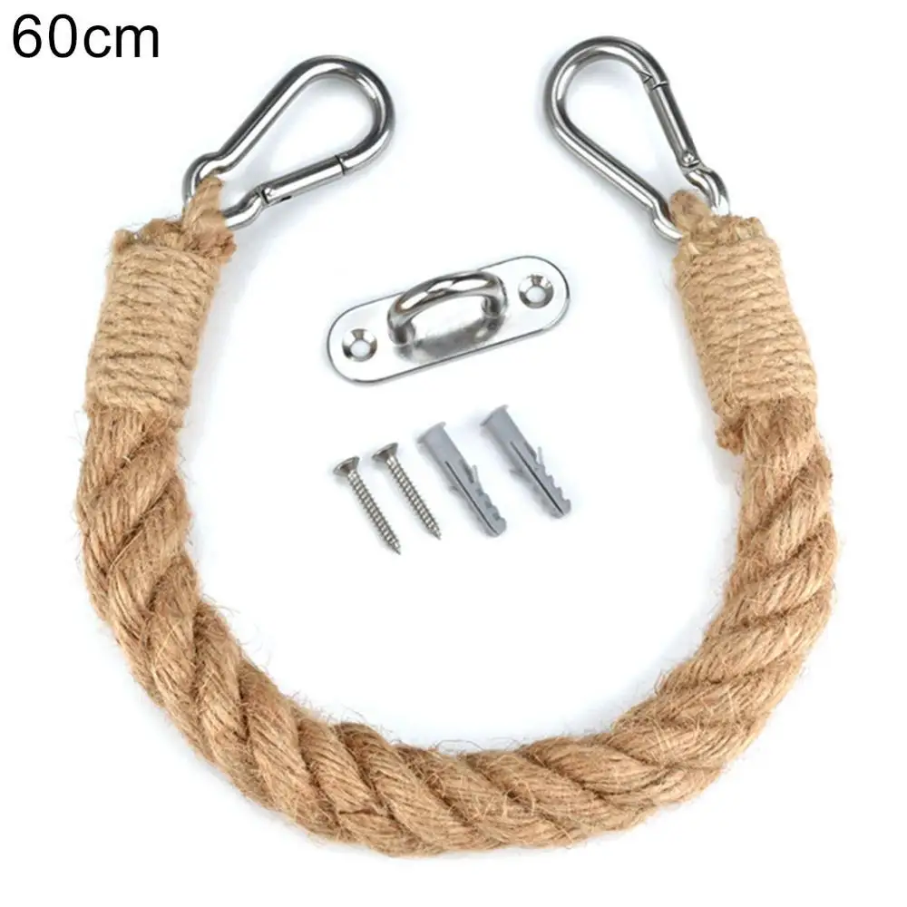 Toilet Paper Roll Holder Vintage Style 40/50/60/70cm Woven Hanging Rope Decor