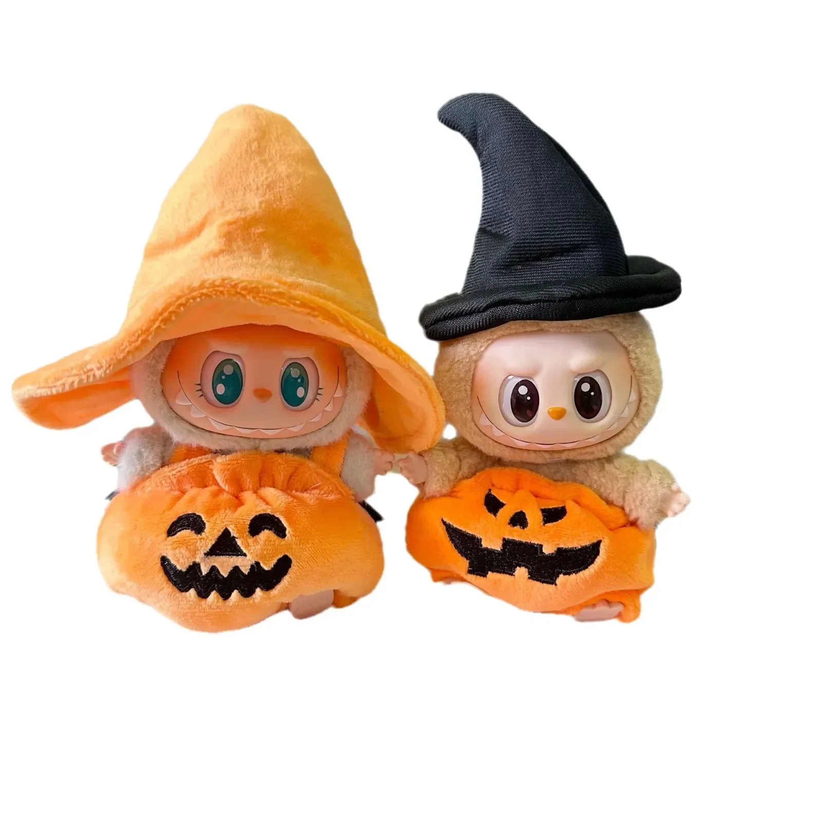 

17 см кавайная плюшевая кукла, одежда, аксессуары для Кореи, Kpop Exo Labubu Idol, комплект тыквы, одежда, сделай сам, Рождественский подарок