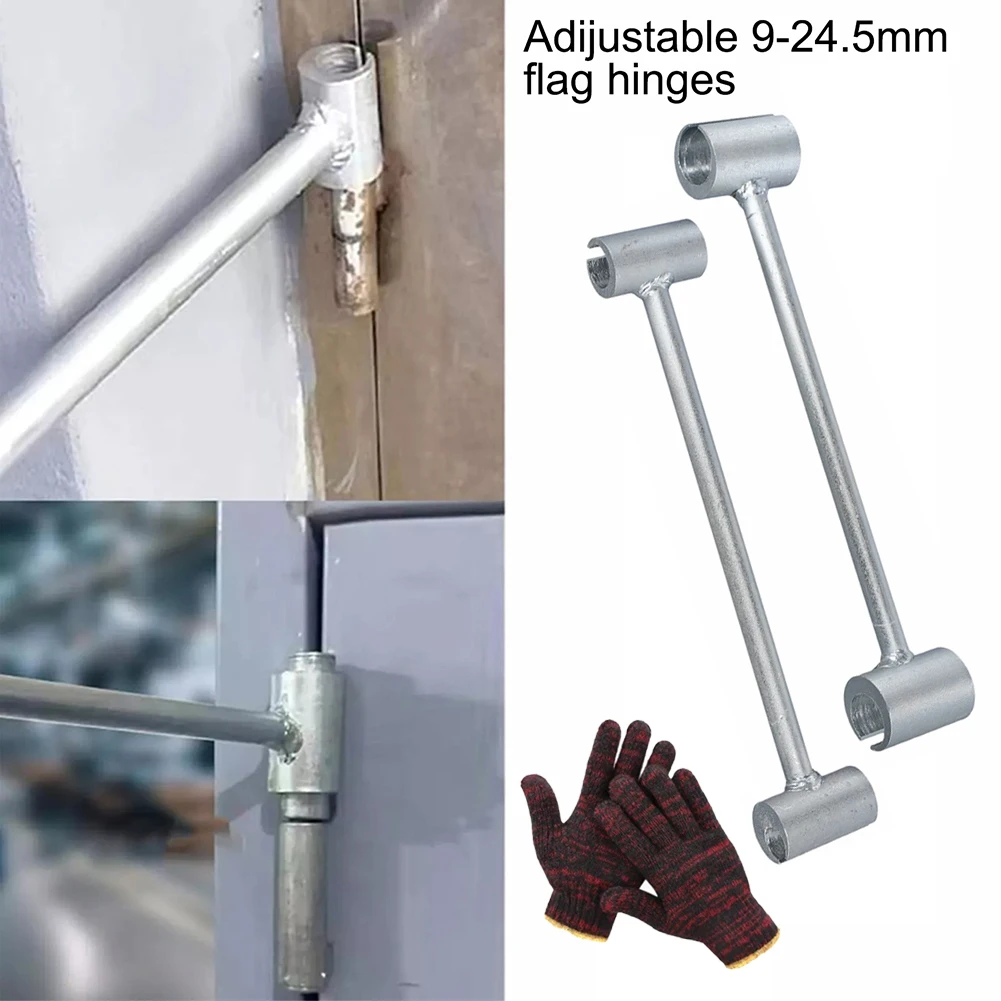 Hinge Alignment Tool Door Hinge Wrench DIY Repairs For Safety Doors Narrow Space Adjustment Steel Construction