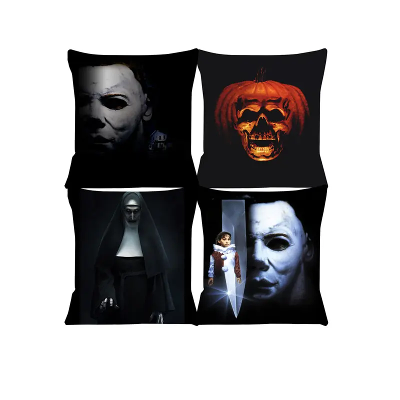 

Cushion Cover Halloween Stills Pillow for chairs Home Decorative cushions for sofa Throw Pillow Cover SJ-106