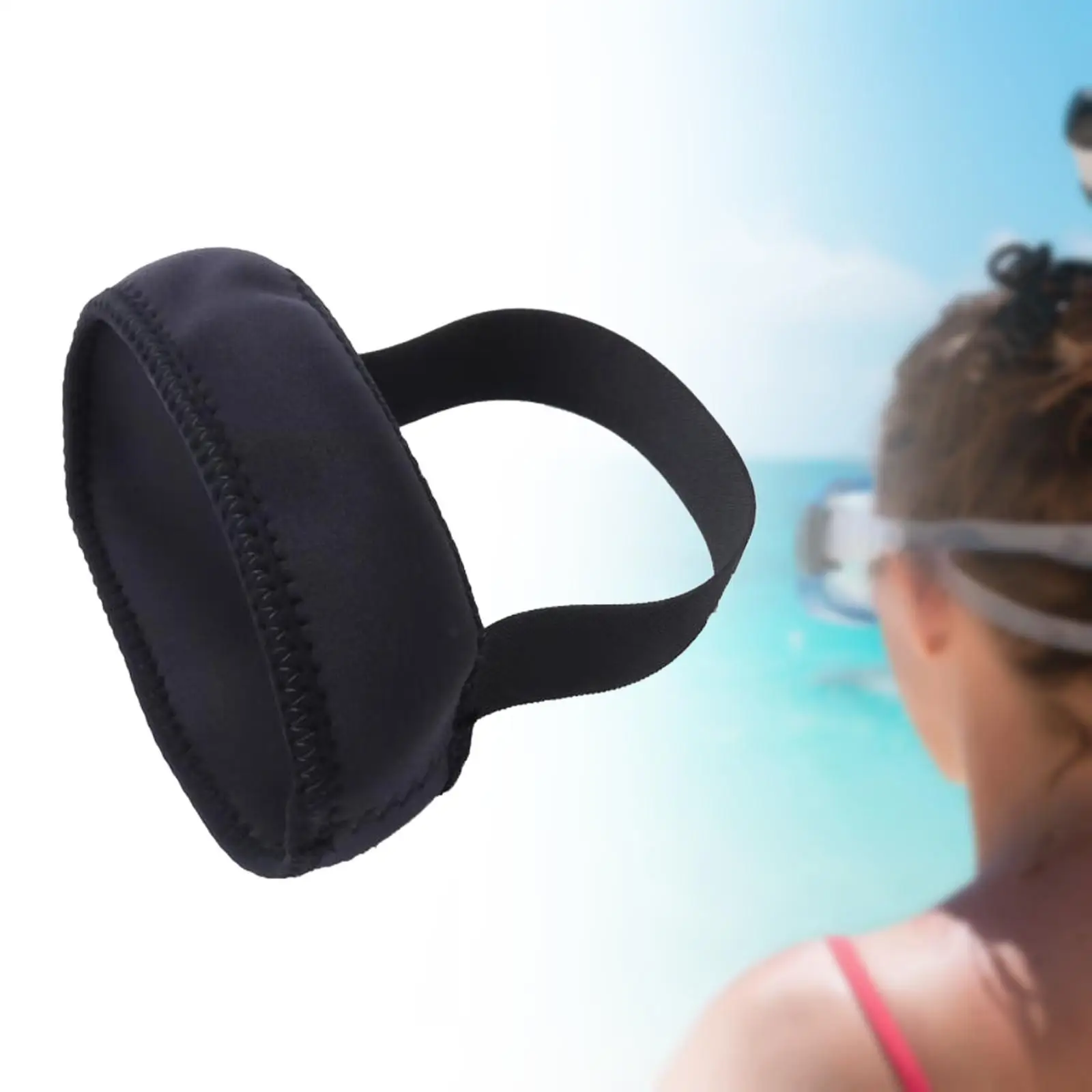 Eye Mask for Swimming Goggles,Simulates Darkness,Underwater Simulation Soft Preparation Comfortable Fit Eyewear Swim Glasses